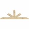 Ekena Millwork Saratoga Rough Sawn Timber Gable Bracket, Douglas Fir, 84"W x 38"H x 2"D x 6"F, 11/12 Pitch GBW084X38X0206SAR00RDF - alternate 4